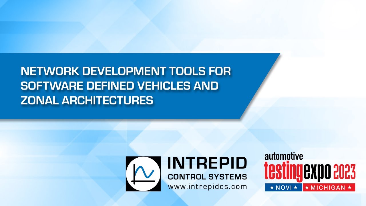 Network Development Tools for Software Defined Vehicles and Zonal Architectures